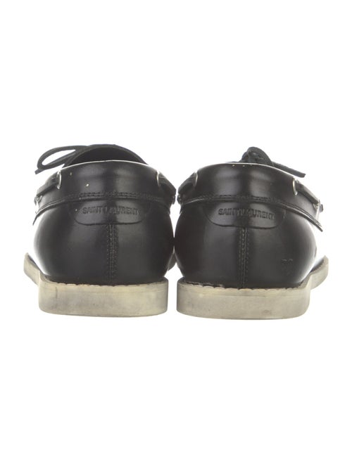 Saint Laurent Leather Boat Shoes