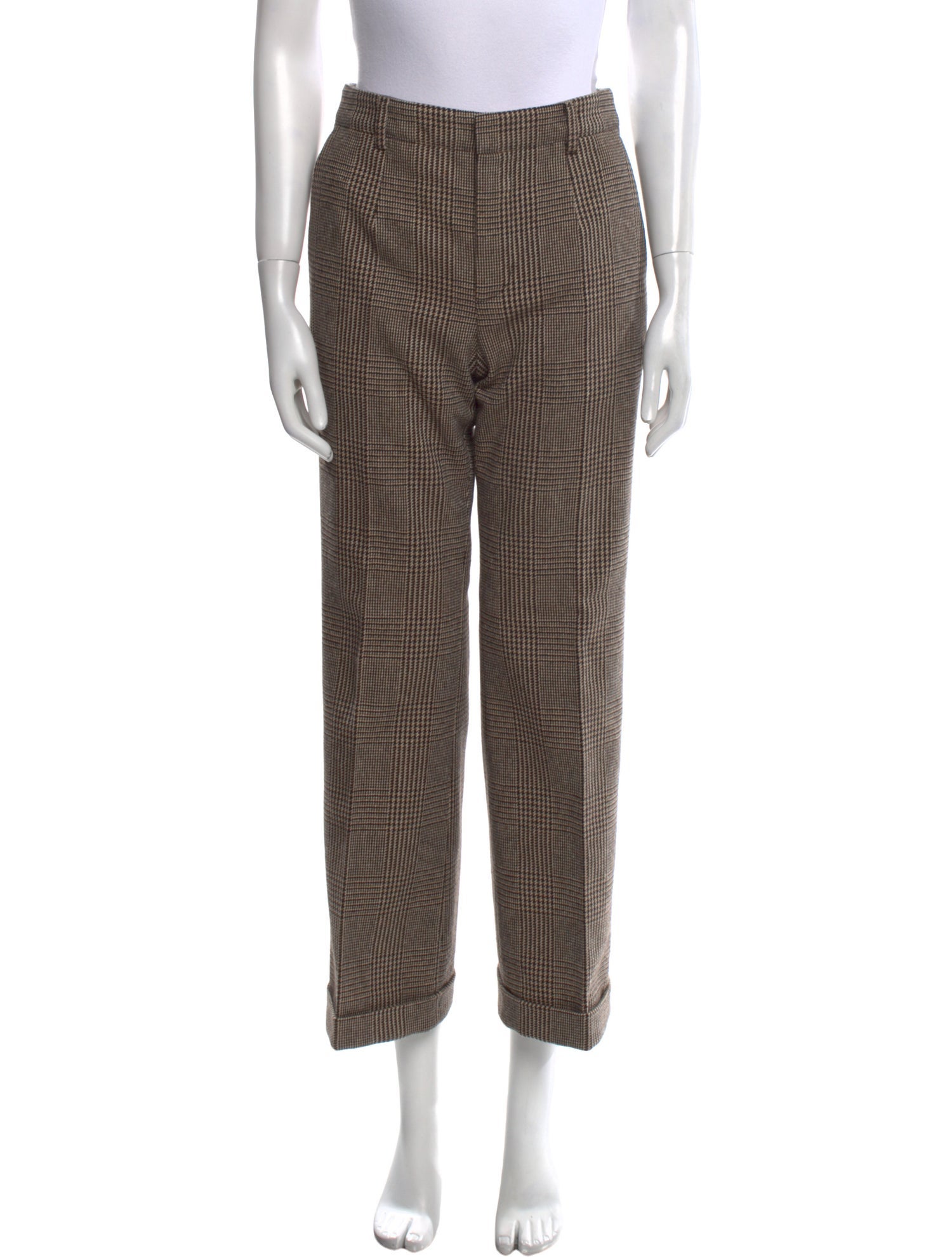 Saint Laurent Wool Wide Leg Pants