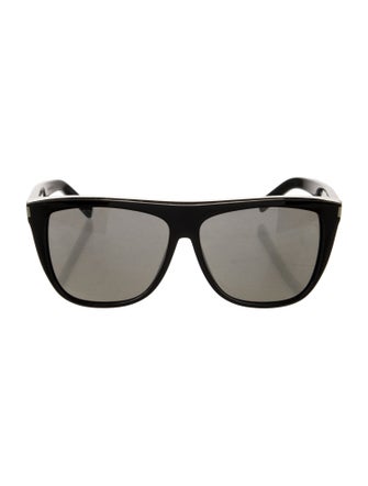 Saint Laurent Oversize Mirrored Sunglasses
