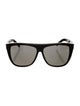 Saint Laurent Oversize Mirrored Sunglasses