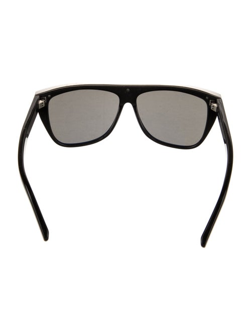 Saint Laurent Oversize Mirrored Sunglasses