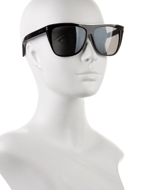 Saint Laurent Oversize Mirrored Sunglasses
