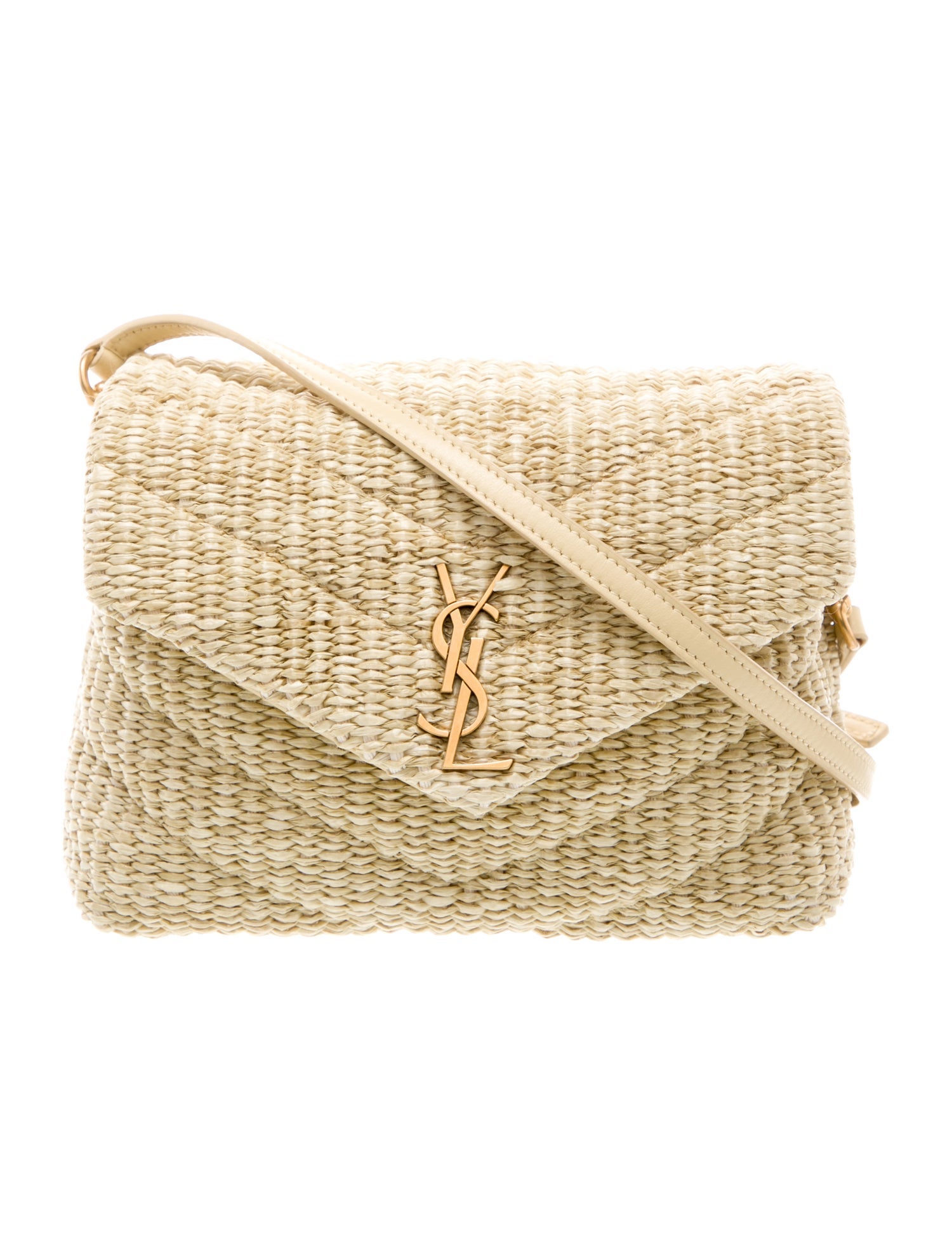 Saint Laurent Raffia LouLou Toy