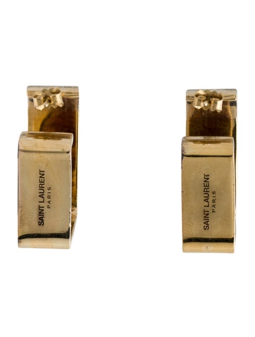 Saint Laurent Square Hoop Earrings