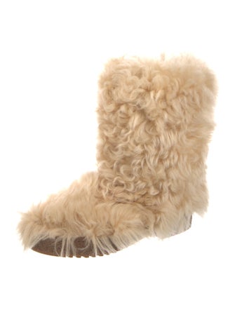 Saint Laurent Shearling Boots