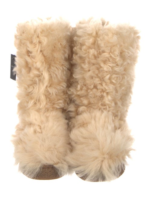 Saint Laurent Shearling Boots