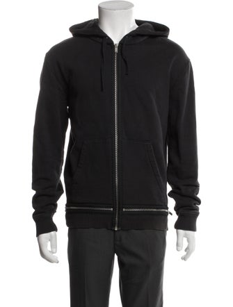 Saint Laurent 2017 V-Neck Hoodie