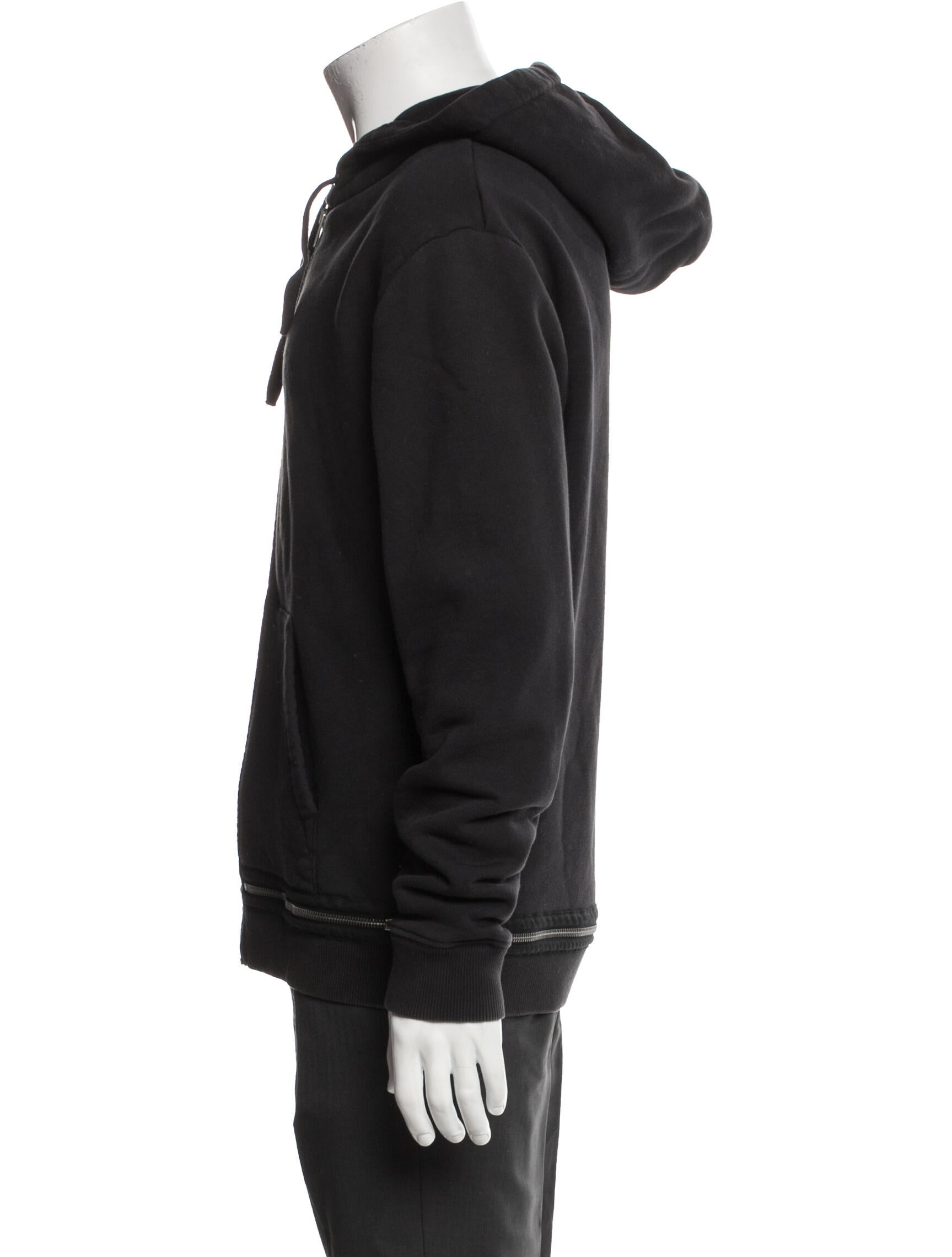 Saint Laurent 2017 V-Neck Hoodie