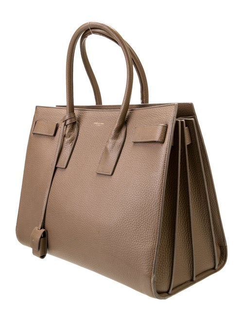Saint Laurent Leather Sac De Jour Small