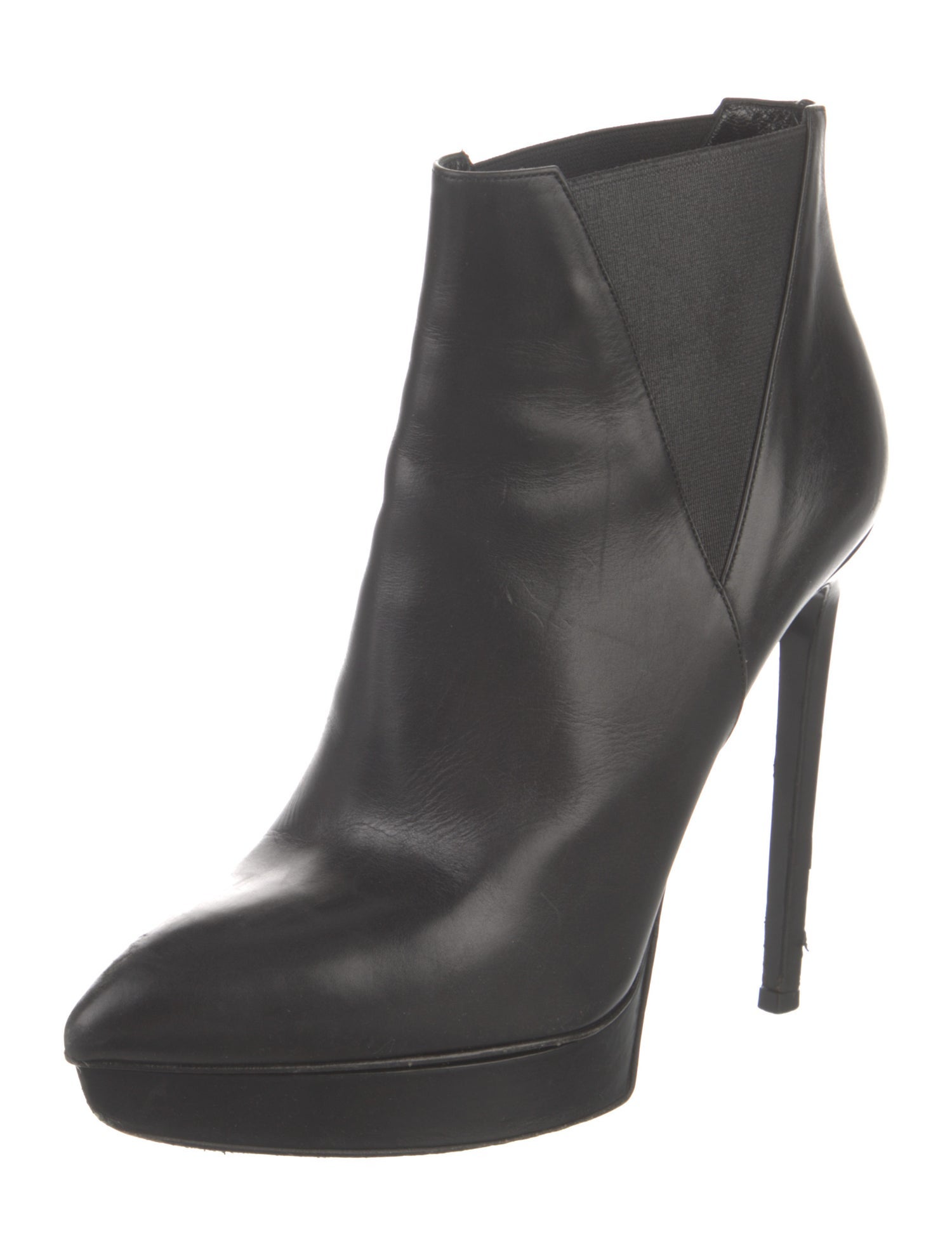 Saint Laurent Leather Chelsea Boots