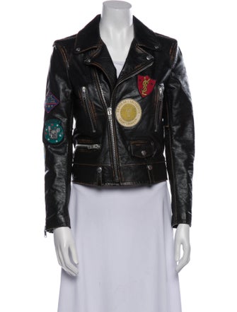 Saint Laurent 2017 Leather Biker Jacket