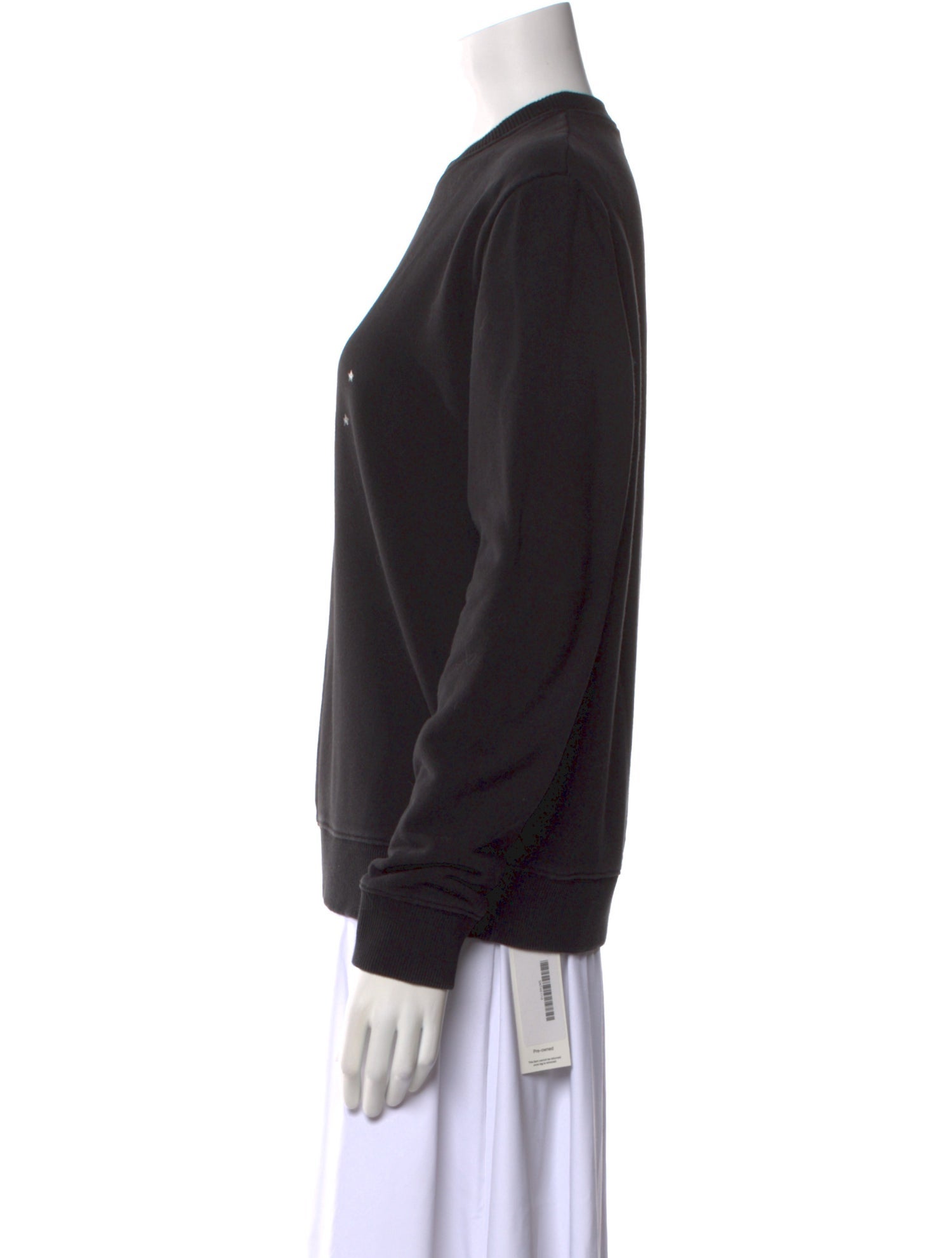 Saint Laurent Crew Neck Long Sleeve Sweatshirt