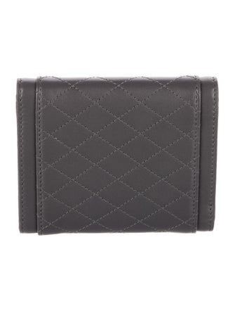 Saint Laurent Leather Compact Wallet
