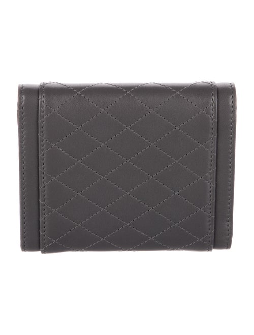 Saint Laurent Leather Compact Wallet