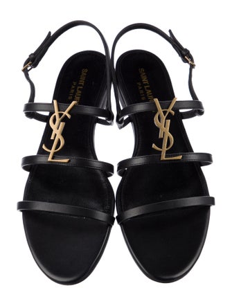 Saint Laurent Leather Gladiator Sandals w/ Tags