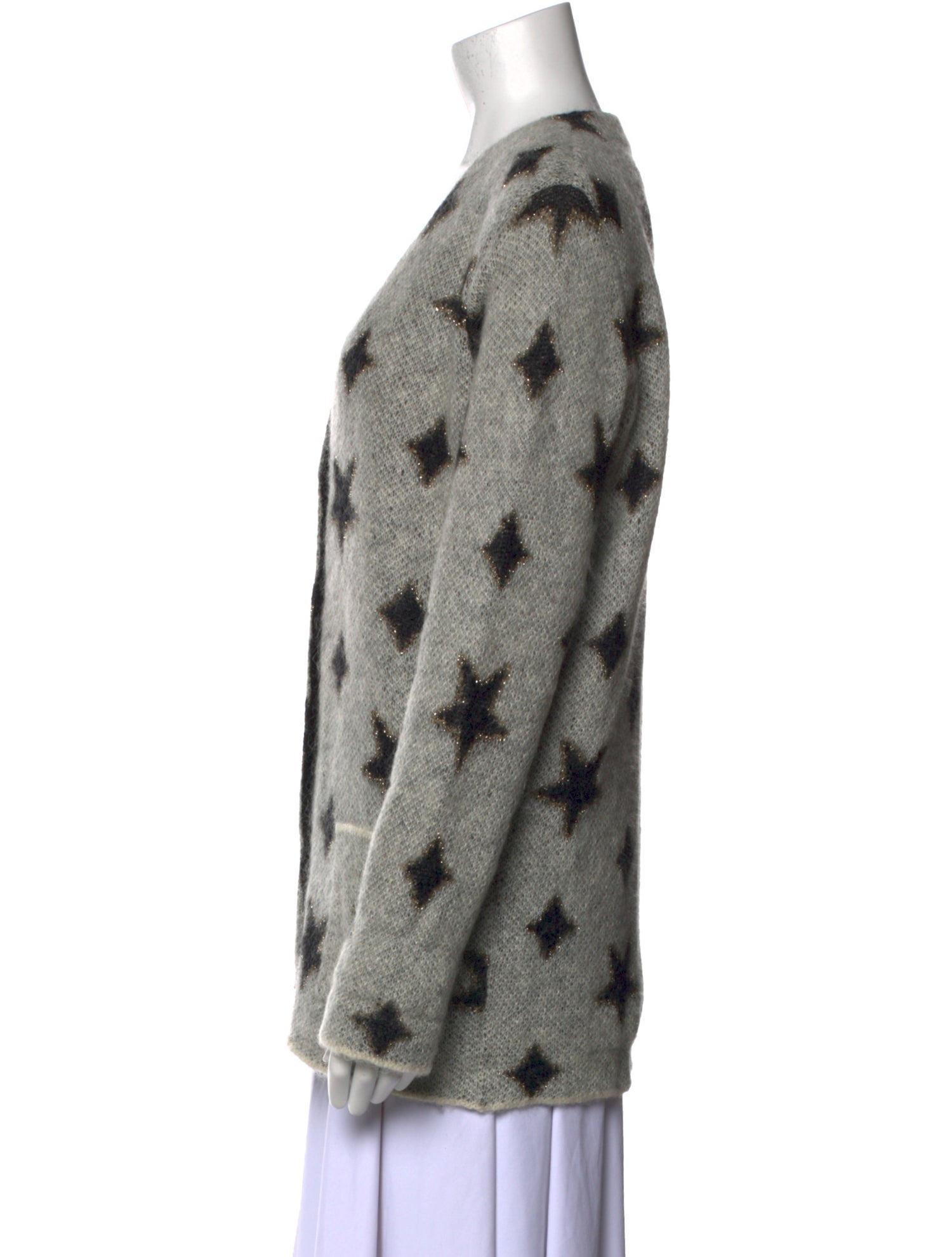 Saint Laurent Mohair Printed Sweater