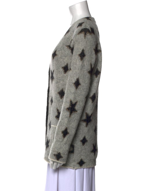 Saint Laurent Mohair Printed Sweater