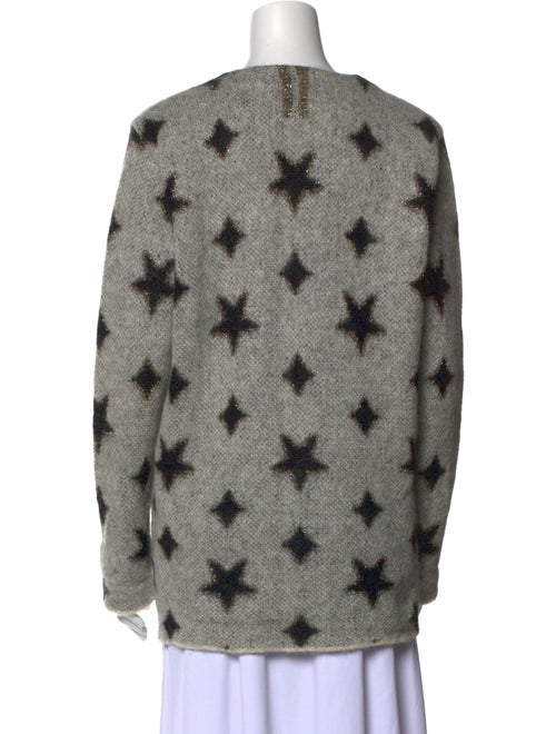 Saint Laurent Mohair Printed Sweater