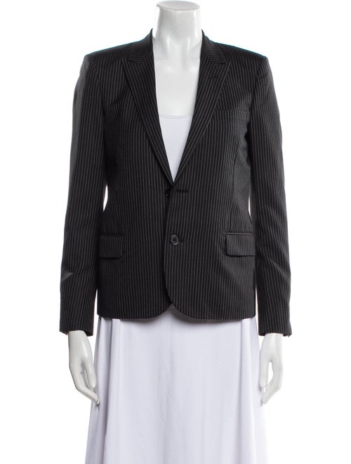 Saint Laurent Virgin Wool Striped Blazer