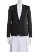 Saint Laurent Virgin Wool Striped Blazer