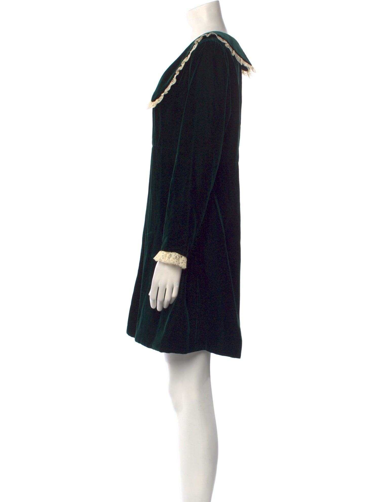 Saint Laurent Velvet Mini Dress