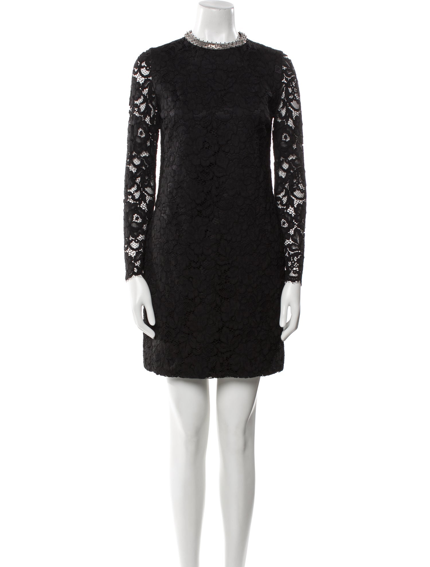 Saint Laurent Lace Mini Dress