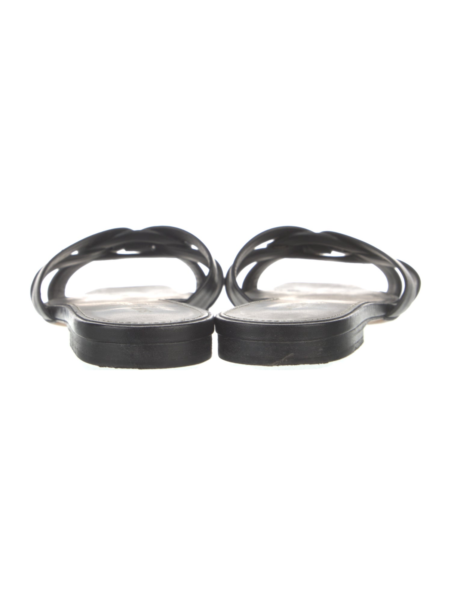 Saint Laurent Leather Slides