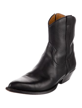 Saint Laurent Leather Western Boots