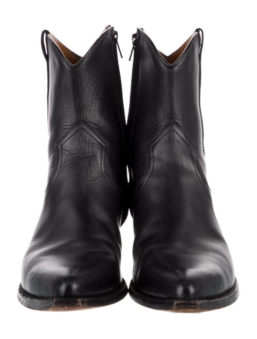 Saint Laurent Leather Western Boots