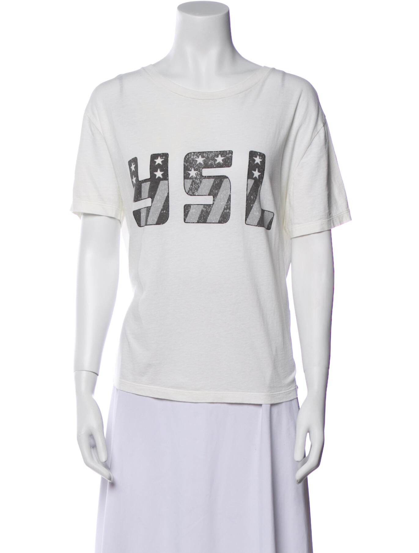 Saint Laurent 2017 Graphic Print T-Shirt