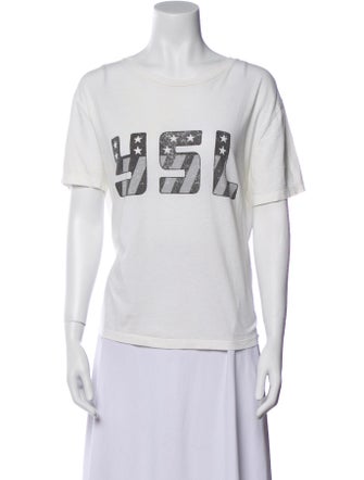 Saint Laurent 2017 Graphic Print T-Shirt