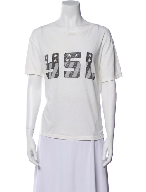 Saint Laurent 2017 Graphic Print T-Shirt