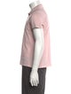 Saint Laurent Collar Short Sleeve Polo Shirt