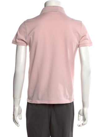 Saint Laurent Collar Short Sleeve Polo Shirt