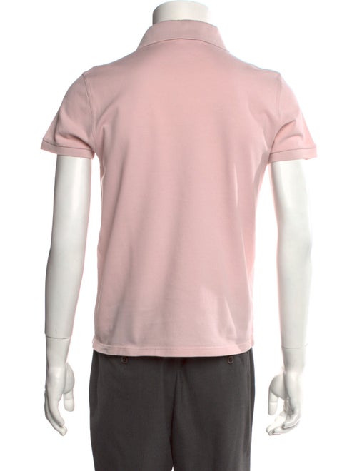 Saint Laurent Collar Short Sleeve Polo Shirt