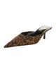 Saint Laurent Animal Print Mules