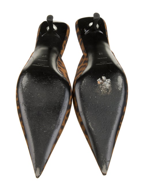 Saint Laurent Animal Print Mules