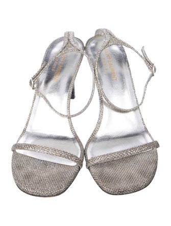 Saint Laurent Glitter Sandals