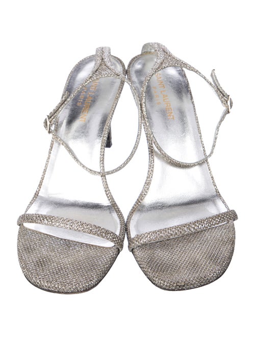 Saint Laurent Glitter Sandals