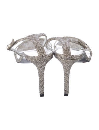 Saint Laurent Glitter Sandals