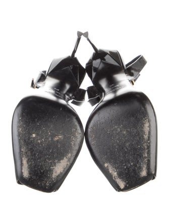 Saint Laurent Patent Leather Sandals