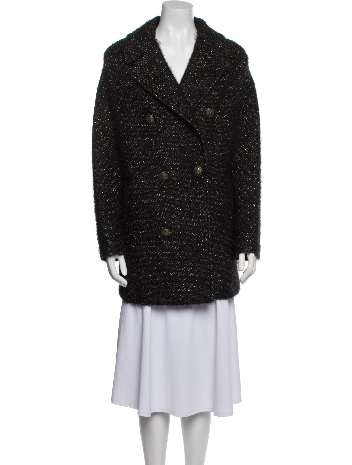 Saint Laurent Virgin Wool Coat