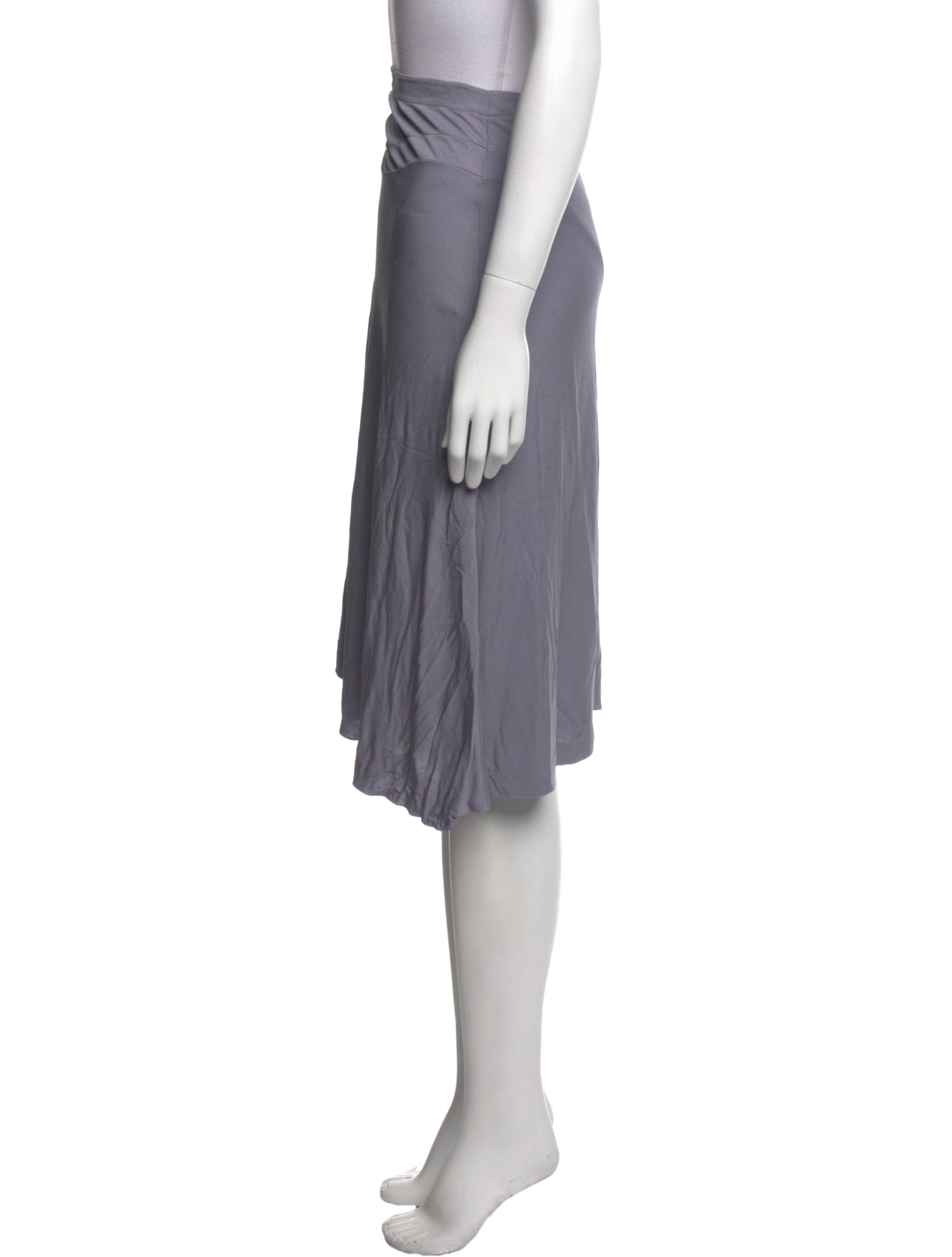 Saint Laurent Wool Knee-Length Skirt