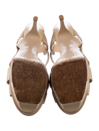 Saint Laurent Patent Leather T-Strap Pumps