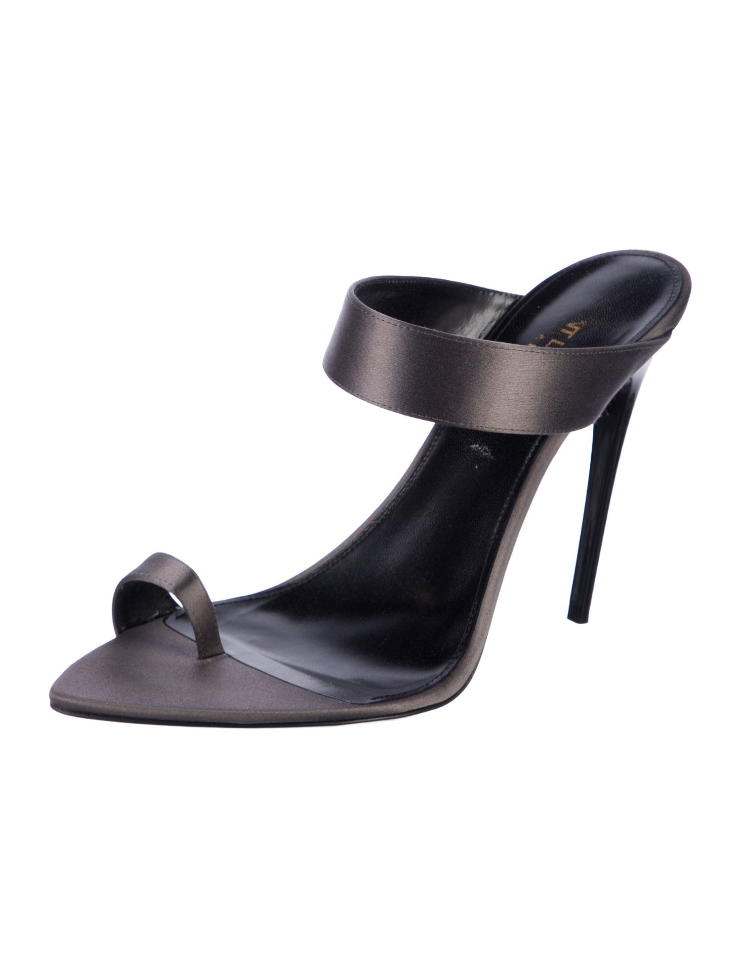 Saint Laurent Satin Slides