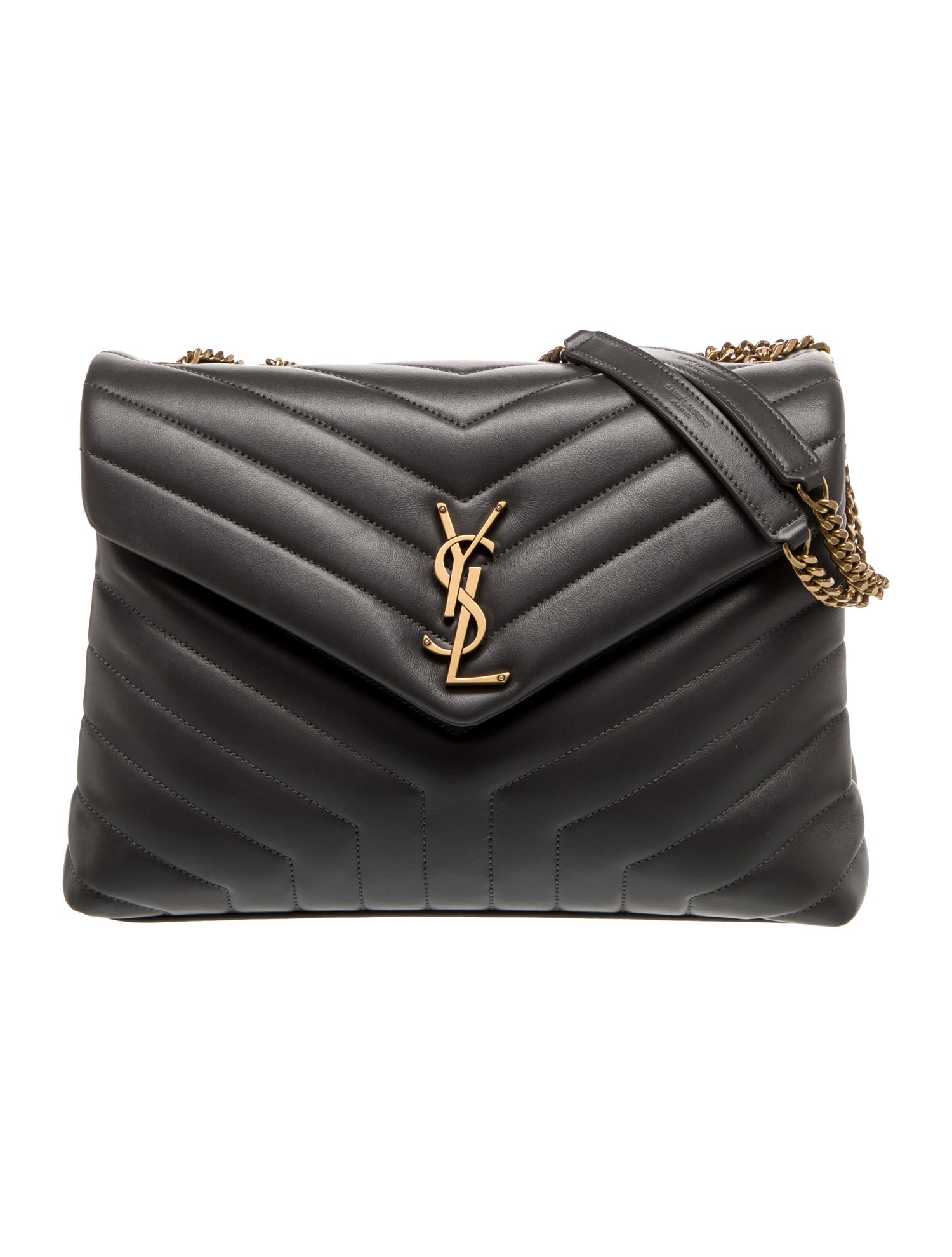 Saint Laurent Leather Cassandre 2022