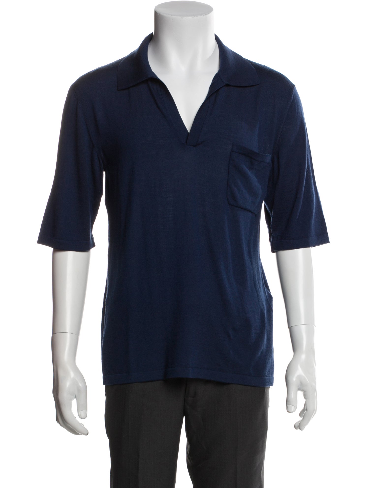 Saint Laurent 2023 Wool Polo Sweater