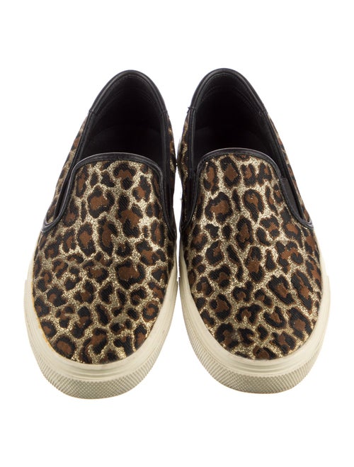 Saint Laurent Skate Animal Print Loafers