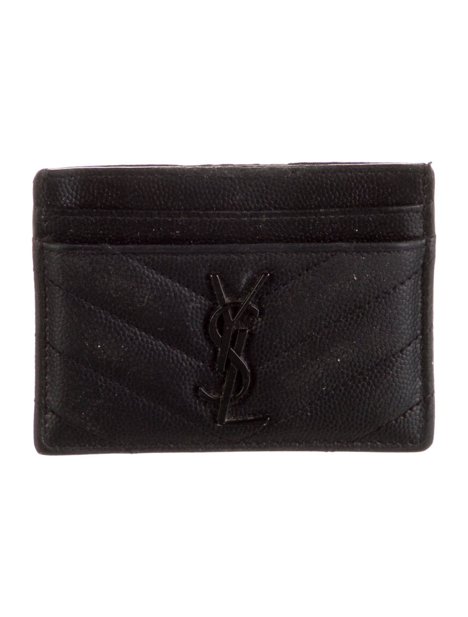 Saint Laurent 2022 Matelasse Monogram Cardholder Wallet