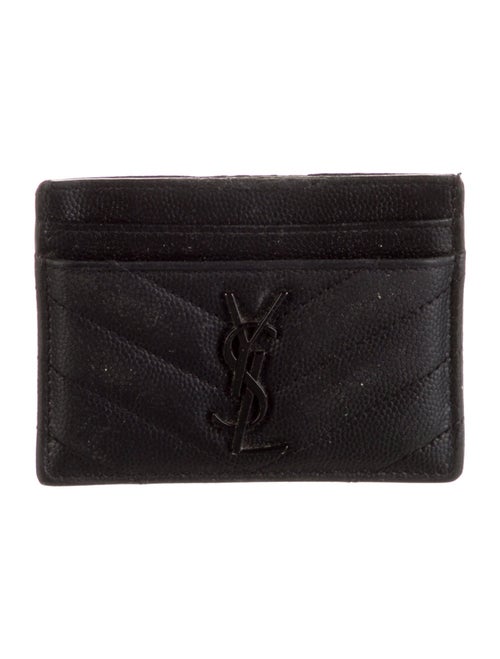 Saint Laurent 2022 Matelasse Monogram Cardholder Wallet